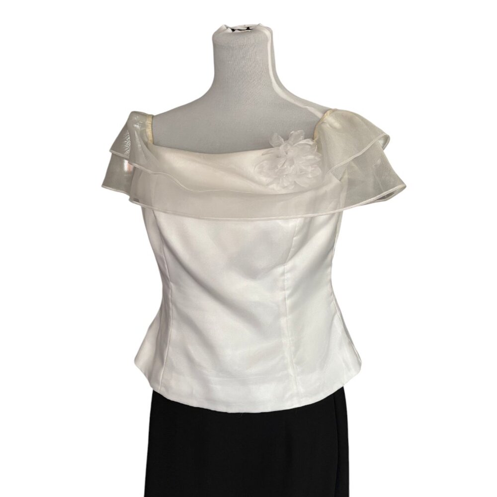 Ursula of Switzerland Mother of the Bride formal 2 piece Maxi Dress skirt top 12 - Picture 6 of 11